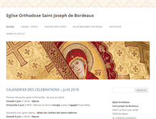 Tablet Screenshot of eglise-orthodoxe-bordeaux.org
